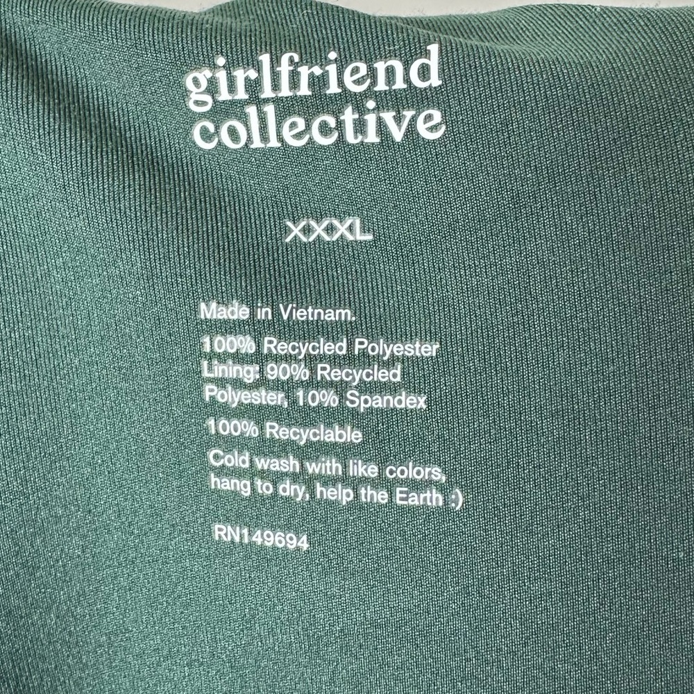 Girlfriend Collective Green Trail Shorts XXXL - Picture 5 of 6